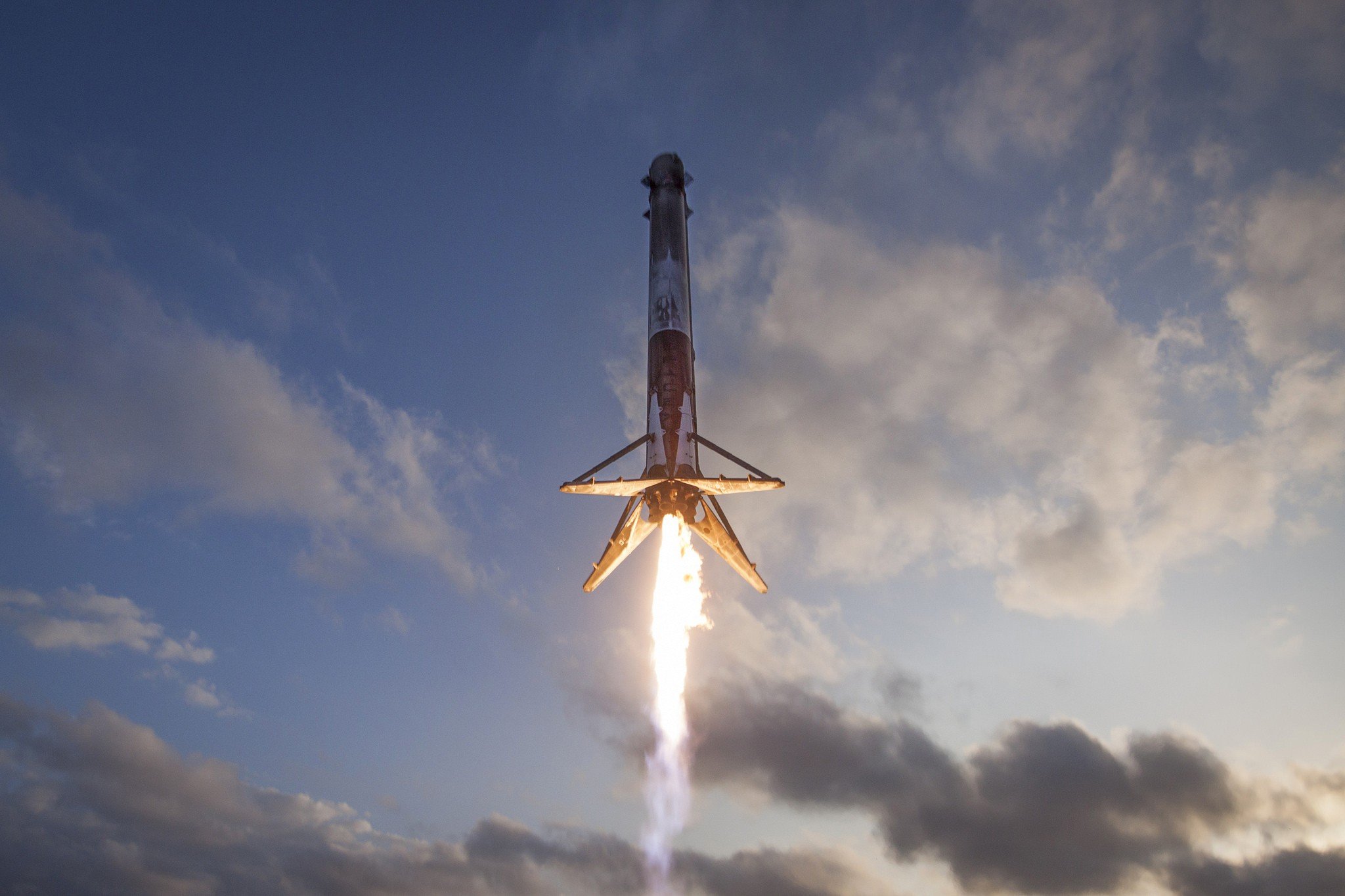 SpaceX, Rocket, Fire Wallpaper