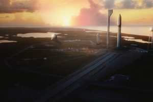 SpaceX, Interplanetary Transport System, Rocket, Landscape