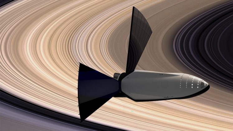 SpaceX, Interplanetary Transport System, Rocket, Space, Saturn HD Wallpaper Desktop Background