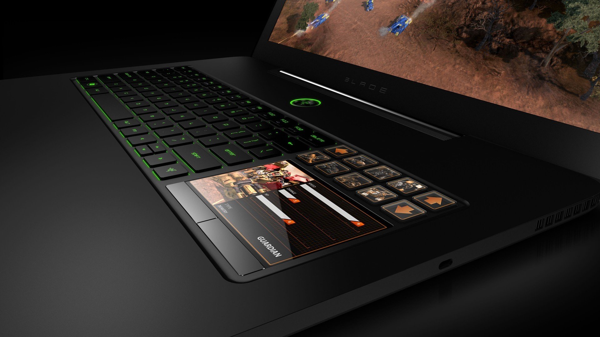 Razer, Razer blade, Laptop, Computer, Gaming laptop, Sunset, City Wallpaper