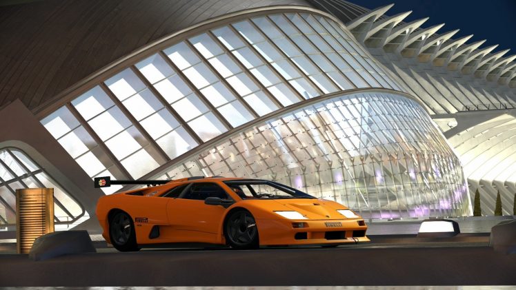 Gran Turismo, Racing simulators, Lamborghini Diablo Sv, Lamborghini Diablo HD Wallpaper Desktop Background