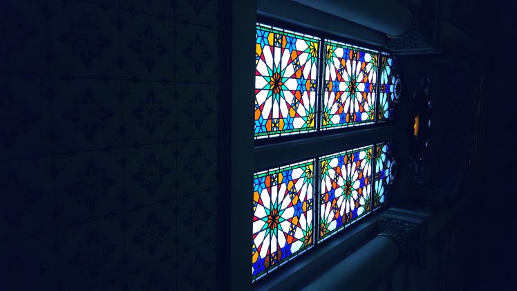Vijecnica, Vitraj, Sarajevo, Historic, Stained glass HD Wallpaper Desktop Background