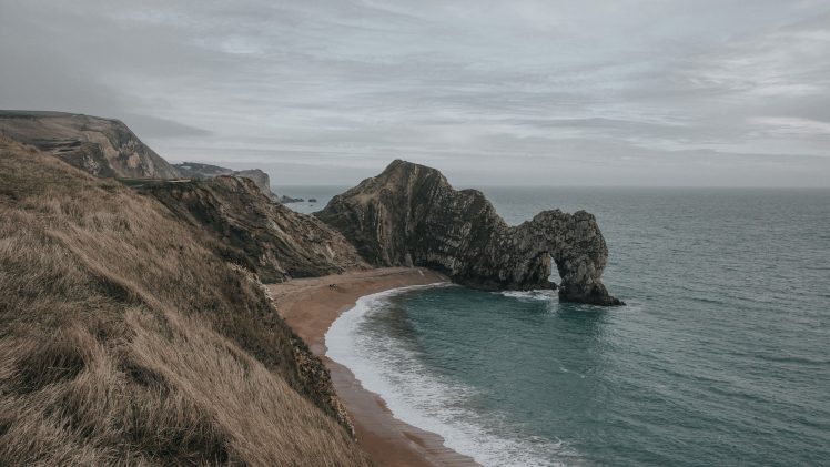 photography, Landscape, Coast, Cliff, Sea HD Wallpaper Desktop Background