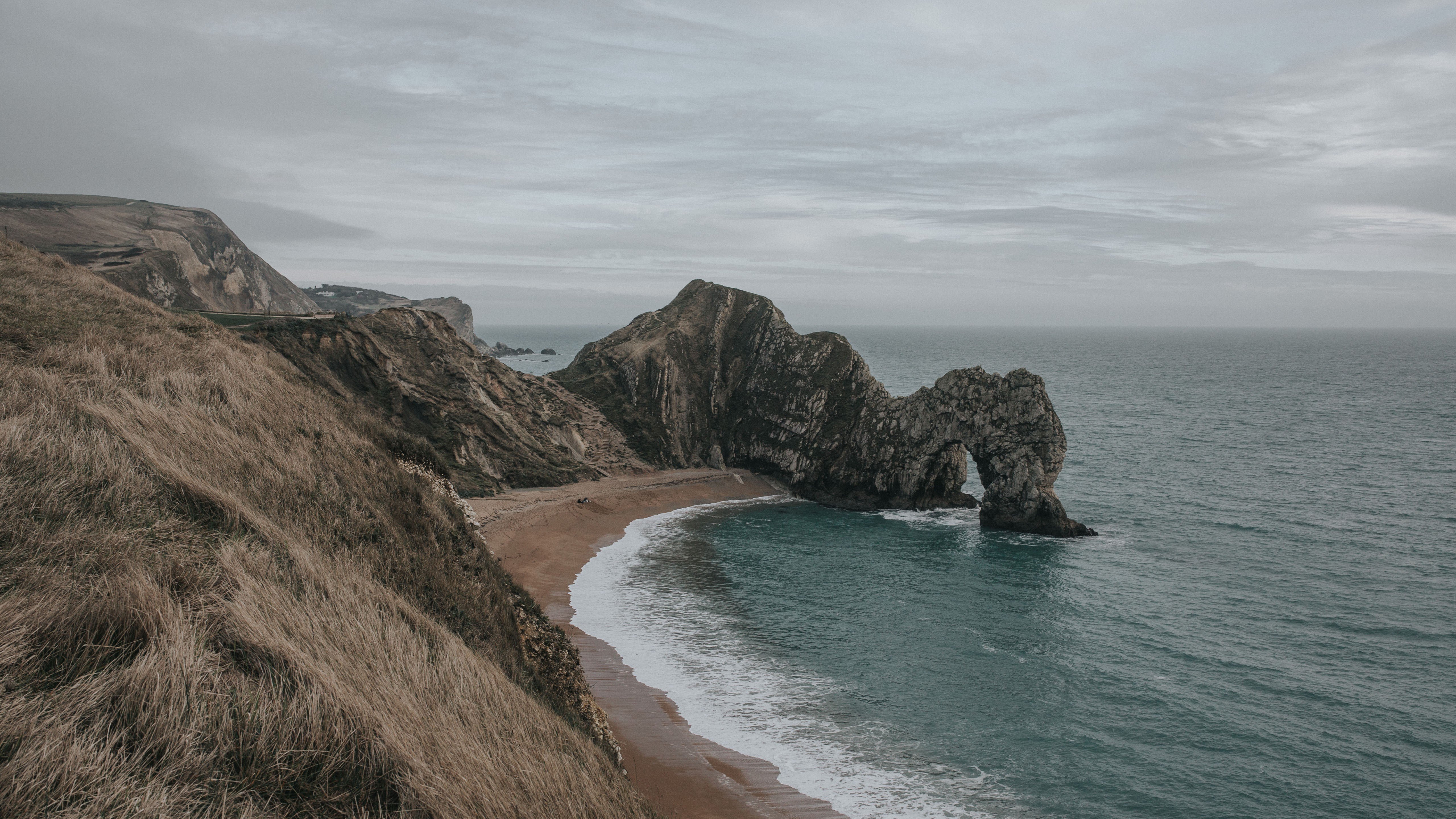 photography, Landscape, Coast, Cliff, Sea Wallpaper