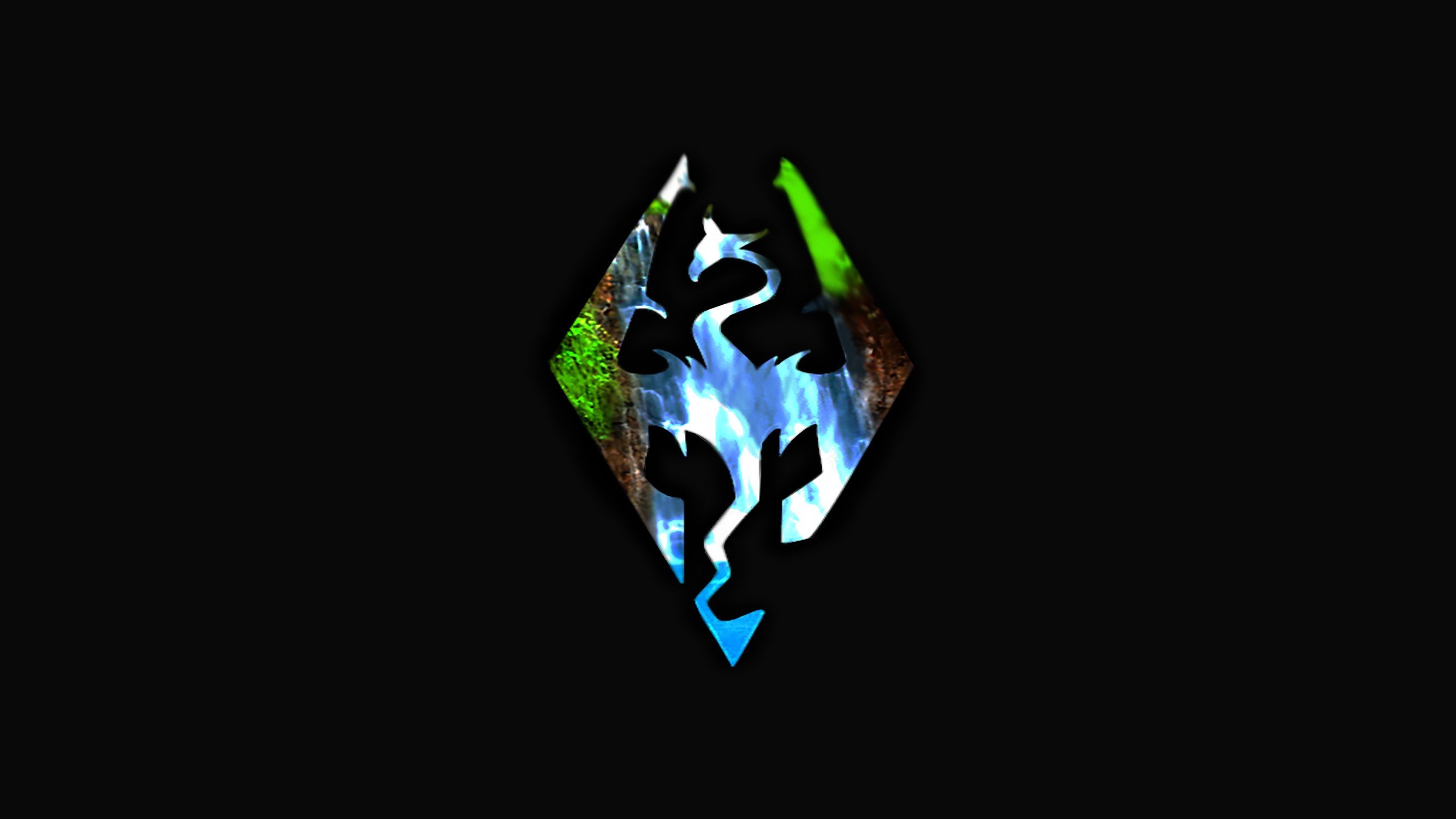 The Elder Scrolls V: Skyrim, Logo Wallpaper
