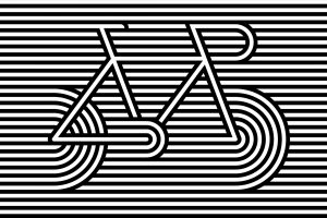 line art, Bicycle