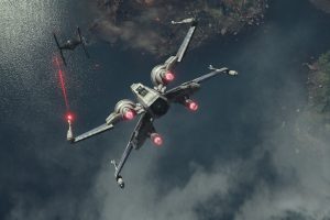 Star Wars: The Force Awakens, X wing, TIE Fighter, Movies