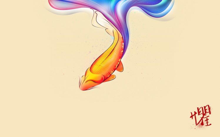 digital art, Fish HD Wallpaper Desktop Background
