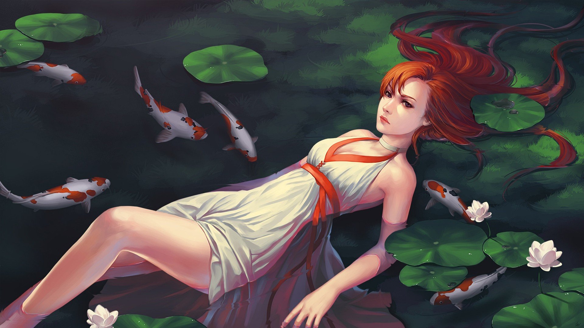 women, Redhead Wallpaper