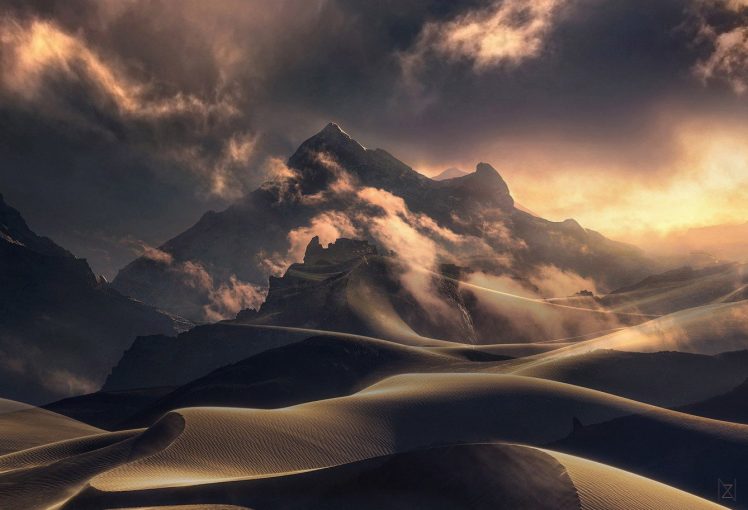 Dast, Mountains, Wind, Sky, Sun HD Wallpaper Desktop Background