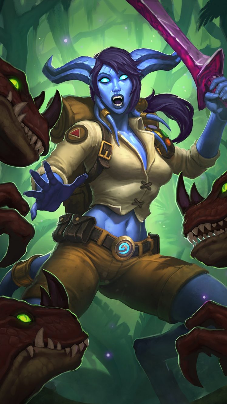 Hearthstone: Heroes of Warcraft, Hearthstone ungoro HD Wallpaper Desktop Background