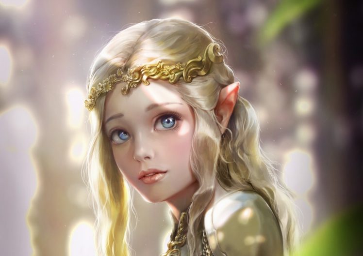 elves, Women, Crown HD Wallpaper Desktop Background