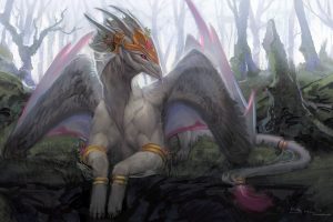 creature, Fantasy art, Dragon