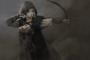 archer, Warrior, Fantasy art