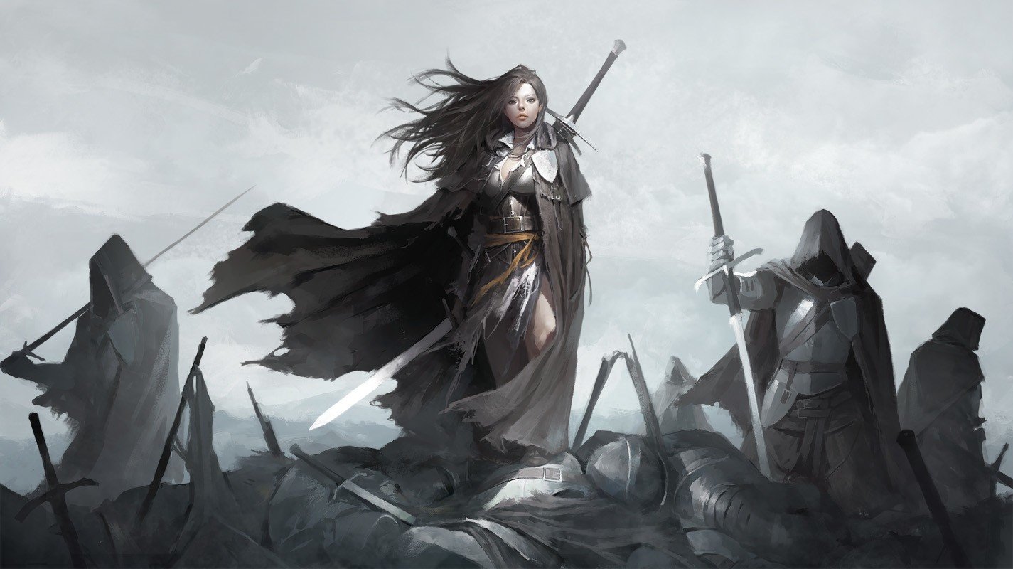 warrior, Fantasy art, Sword Wallpaper