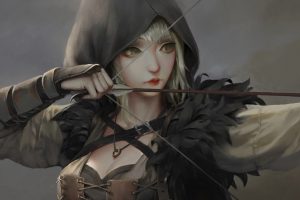 warrior, Archer, Fantasy art