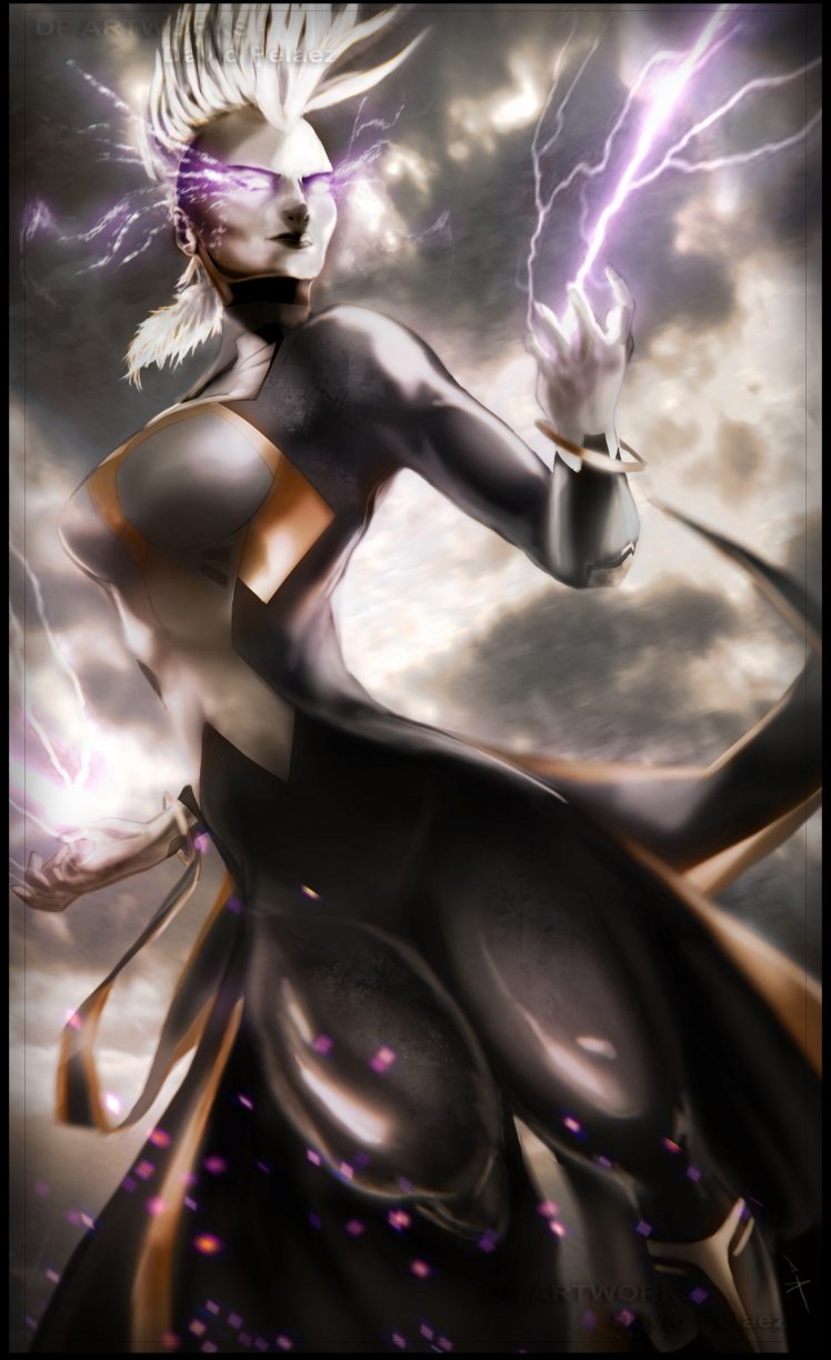 futuristic, Magic, Storm (character), X Men HD Wallpaper Desktop Background