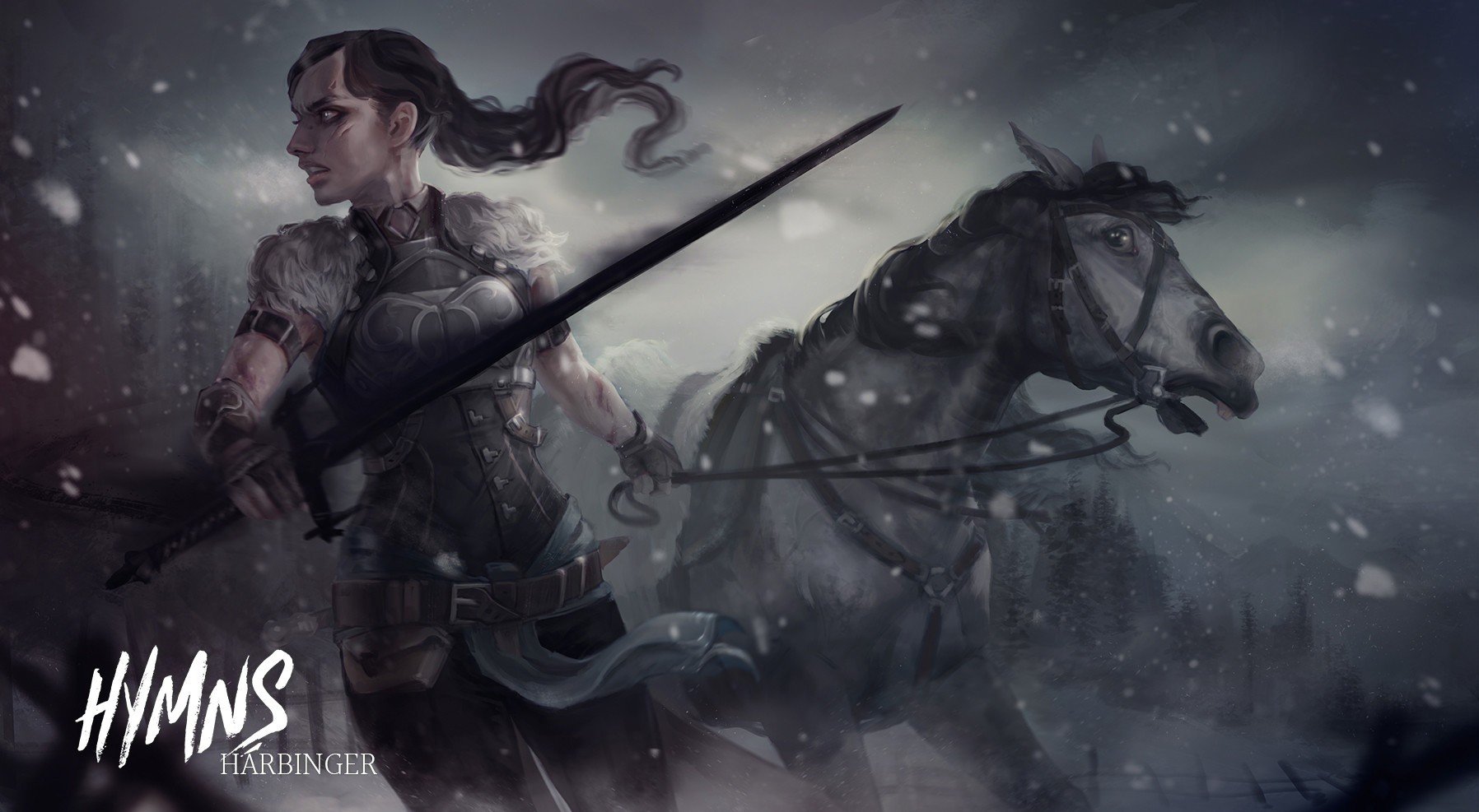 warrior, Fantasy art, Sword, Armor, Horse Wallpaper