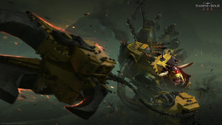 orcs, Warhammer 40, 000, WH40K, Dawn of War 3 HD Wallpaper Desktop Background