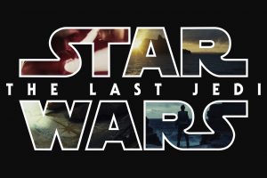 Star Wars: The Last Jedi, Star Wars, Typography, Black background