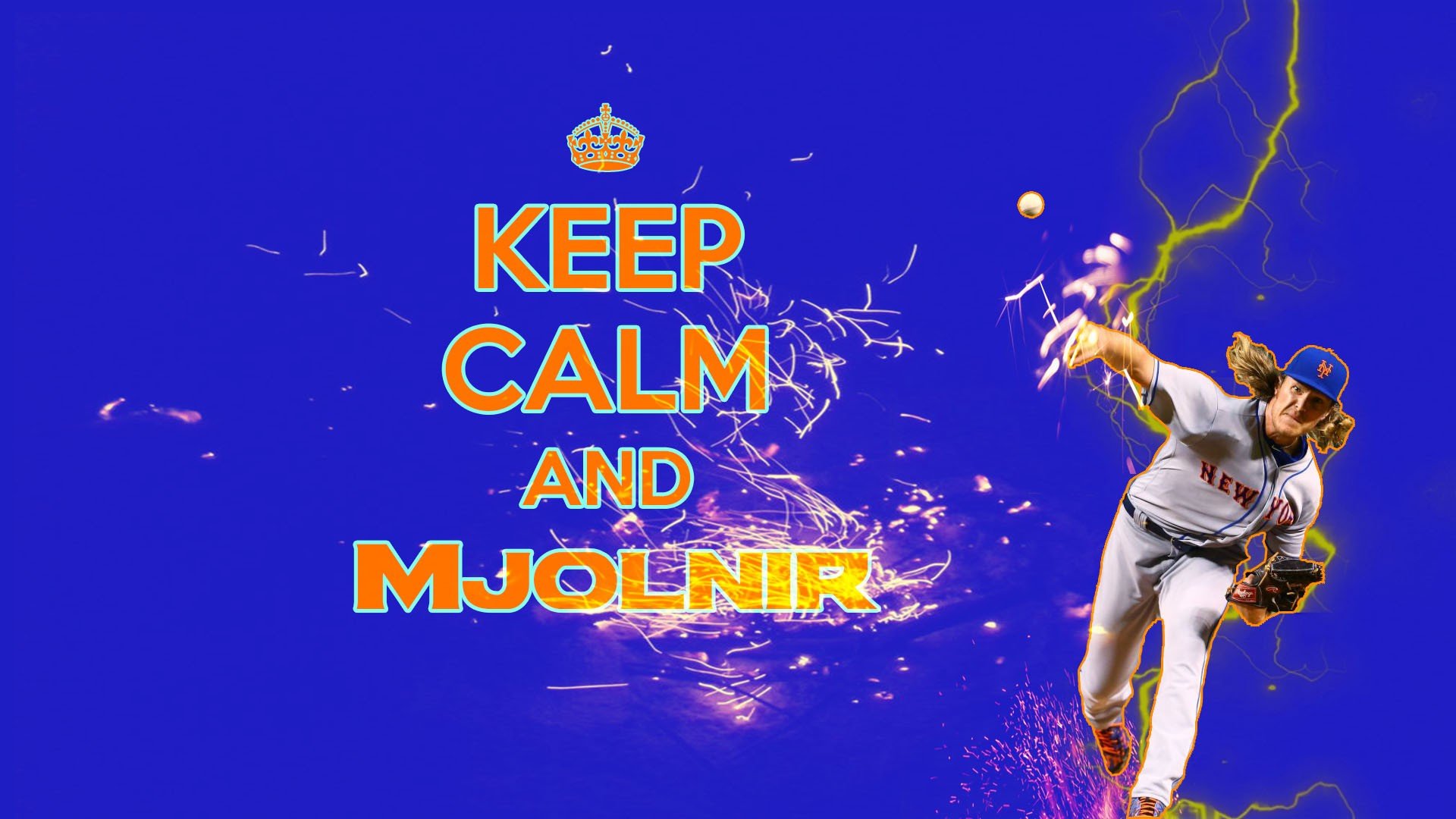 baseball, Syndergaard, Sports, New York Mets, Keep Calm and... Wallpaper