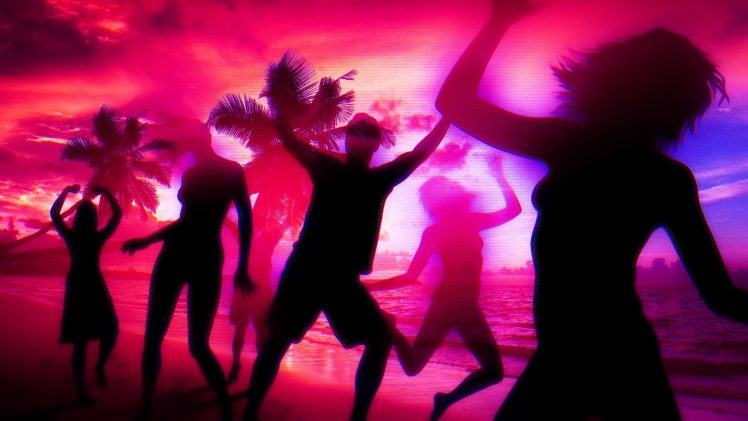 beach party, Dancing HD Wallpaper Desktop Background