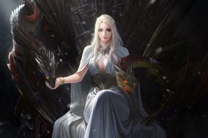 Daenerys Targaryen, Game of Thrones, Dragon