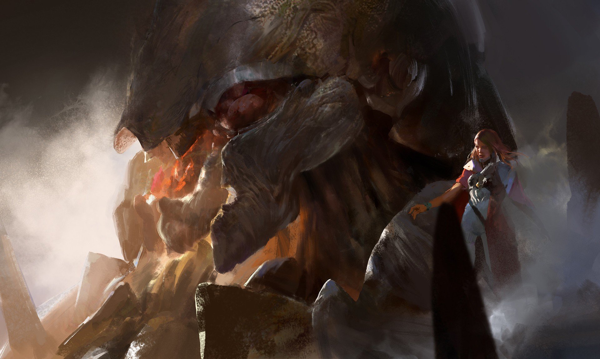 warrior, Fantasy art, Sword, Armor Wallpaper
