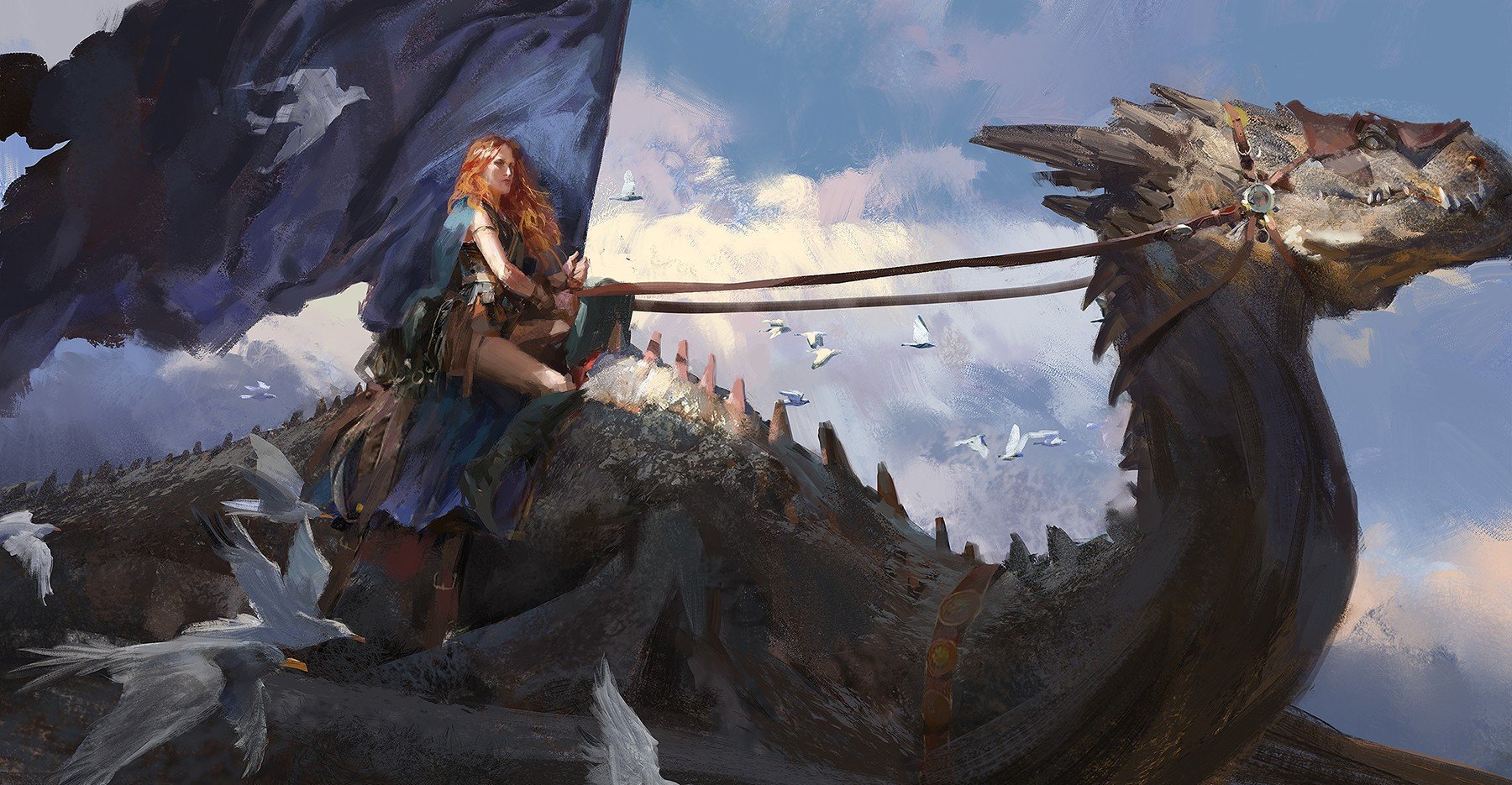dragon, Fantasy art Wallpaper