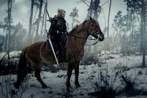 Geralt of Rivia, Cosplay, The Witcher, Sword, Horse, The Witcher 3: Wild Hunt