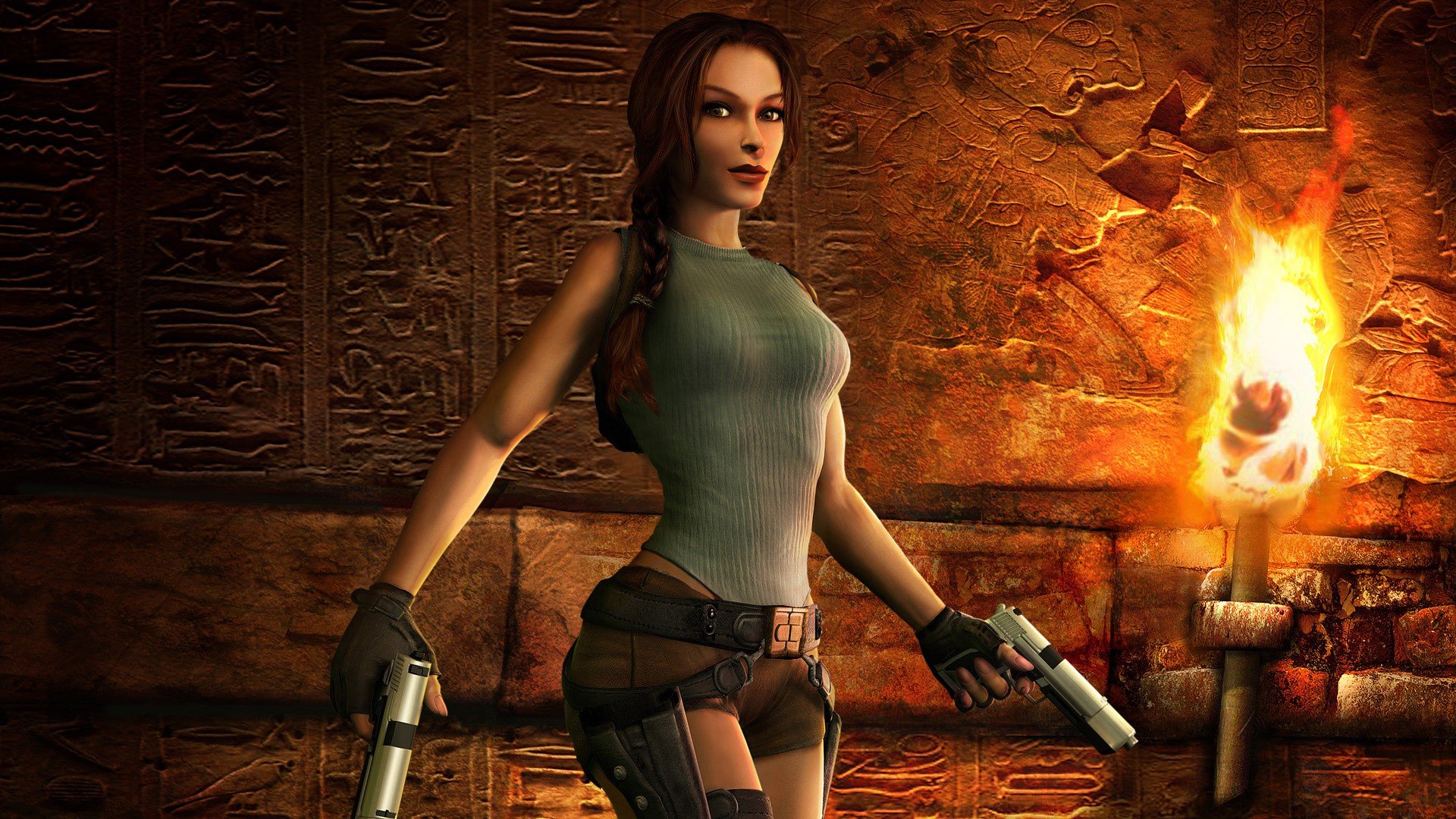 Lara Croft, Tomb Raider, Video games, Tomb Raider: Anniversary Wallpaper
