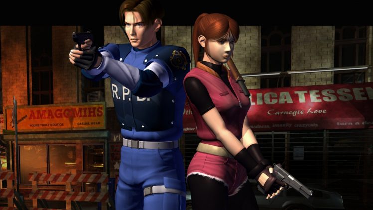 Claire Redfield, Resident Evil 2, Resident Evil, Leon S. Kennedy, Video games HD Wallpaper Desktop Background