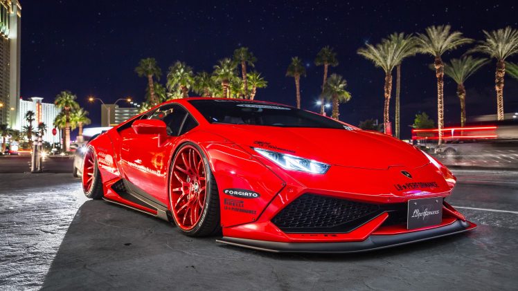 Lamborghini, Lamborghini Huracan, Red HD Wallpaper Desktop Background