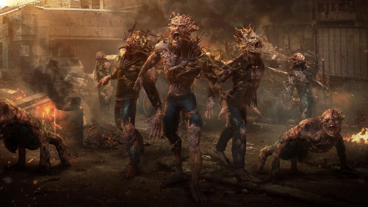 horror, Creature, Apocalyptic, Artwork, Zombies, 美国末日 HD Wallpaper Desktop Background