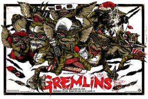 Gremlins, Digital art, Movies, Movie poster