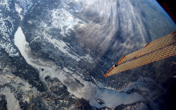 atmosphere, Satellite, Planet, Space, Lake Baikal HD Wallpaper Desktop Background