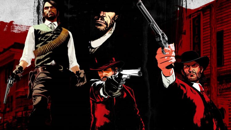 John Marston, Red Dead Redemption, Rockstar Games, Artwork, Video games HD Wallpaper Desktop Background