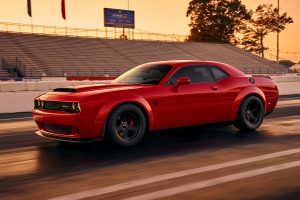 Dodge, Dodge Challenger, Car, Motion blur, Red
