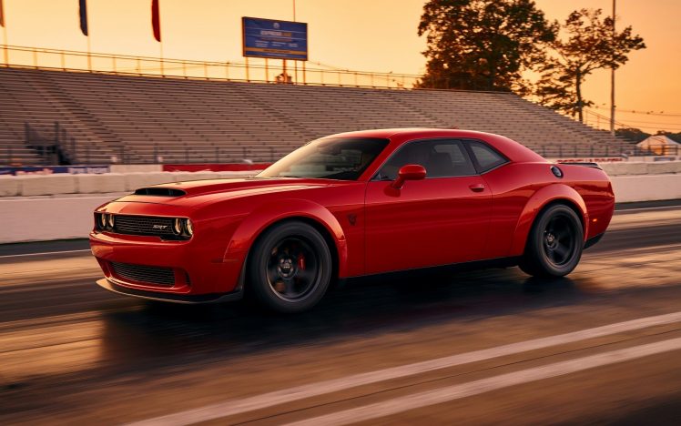 Dodge, Dodge Challenger, Car, Motion blur, Red HD Wallpaper Desktop Background