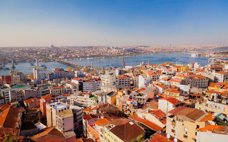 Istanbul, Turkey, City, Cityscape, Sea, Bridge, Galata HD Wallpaper Desktop Background