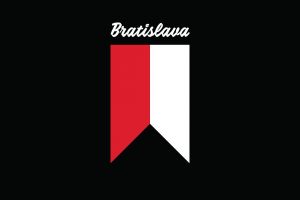 Bratislava, Slovakia, Flag, Minimalism