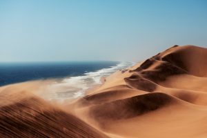 Namibia, Desert, Nature, Landscape, Sea