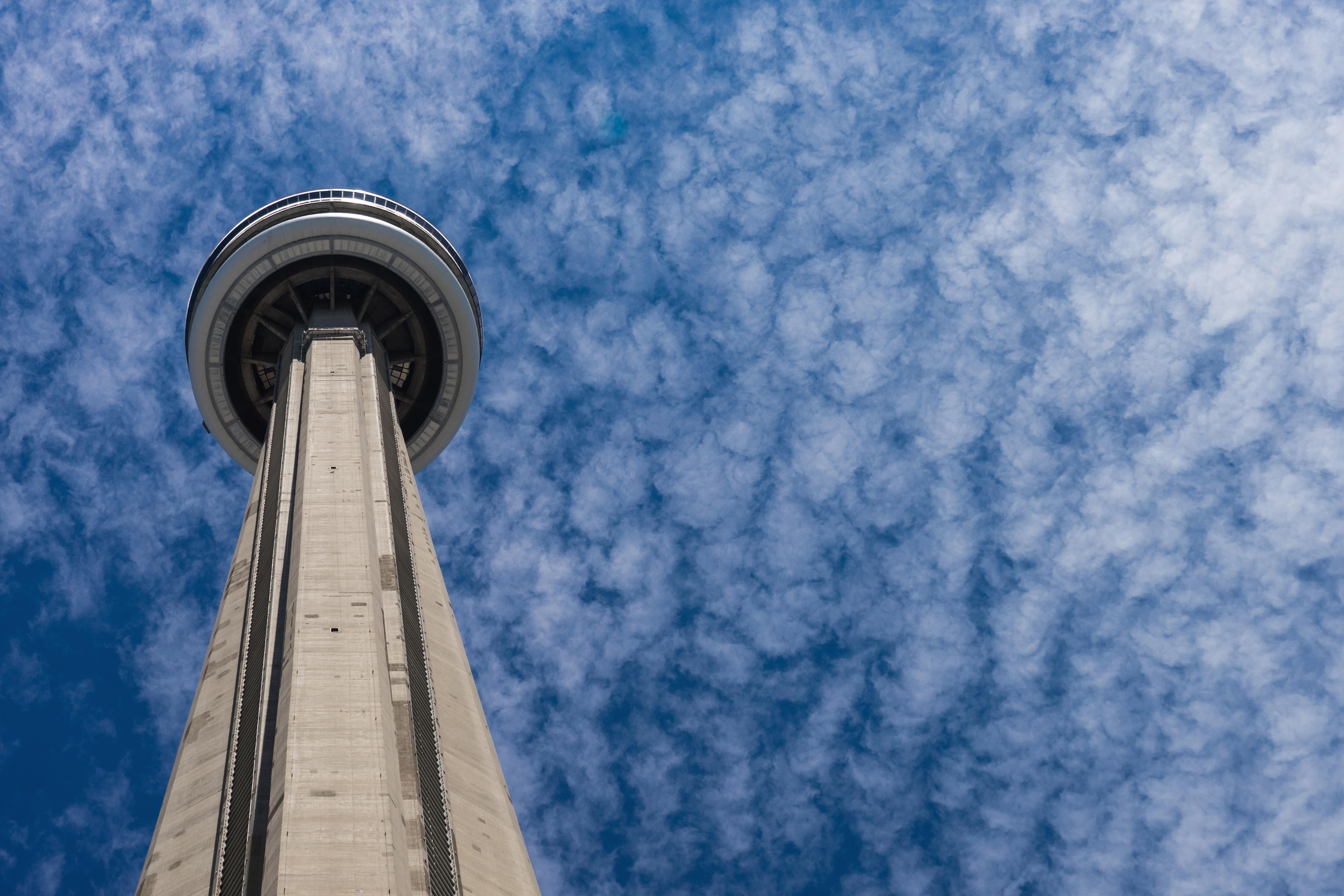 Toronto, Canada, Clouds, Blue, Sky Wallpaper