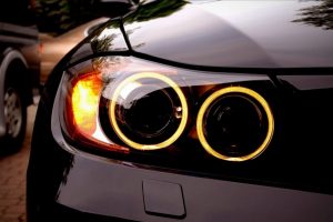 car, Headlights, BMW