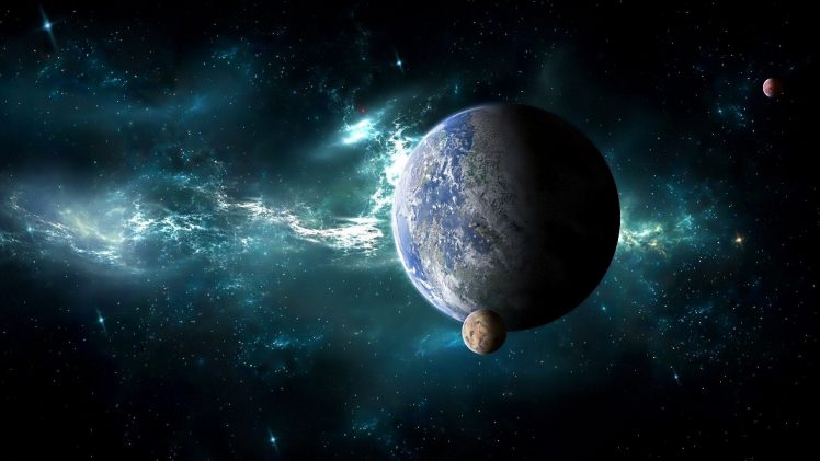space, Planet, 3D, Galaxy, Digital art, Space art Wallpapers HD / Desktop  and Mobile Backgrounds