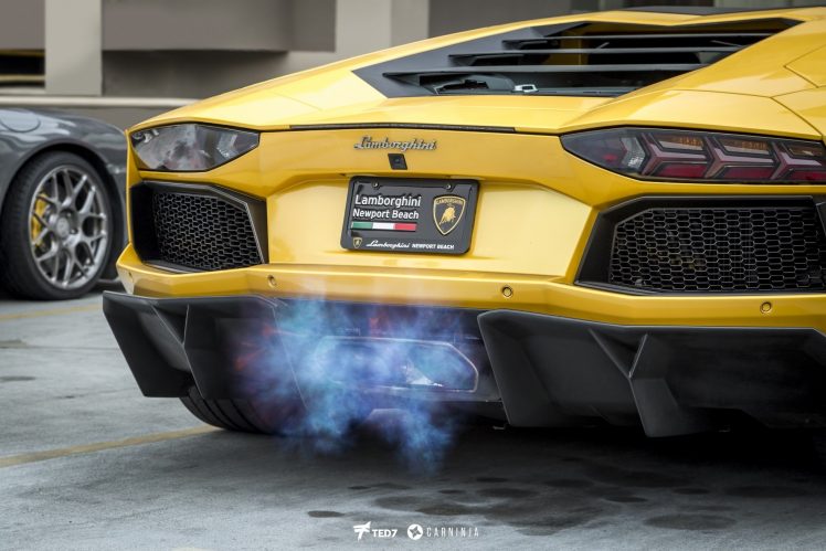 Carninja, Low, Lamborghini Aventador, Vossen, Car interior, Lamborghini HD Wallpaper Desktop Background