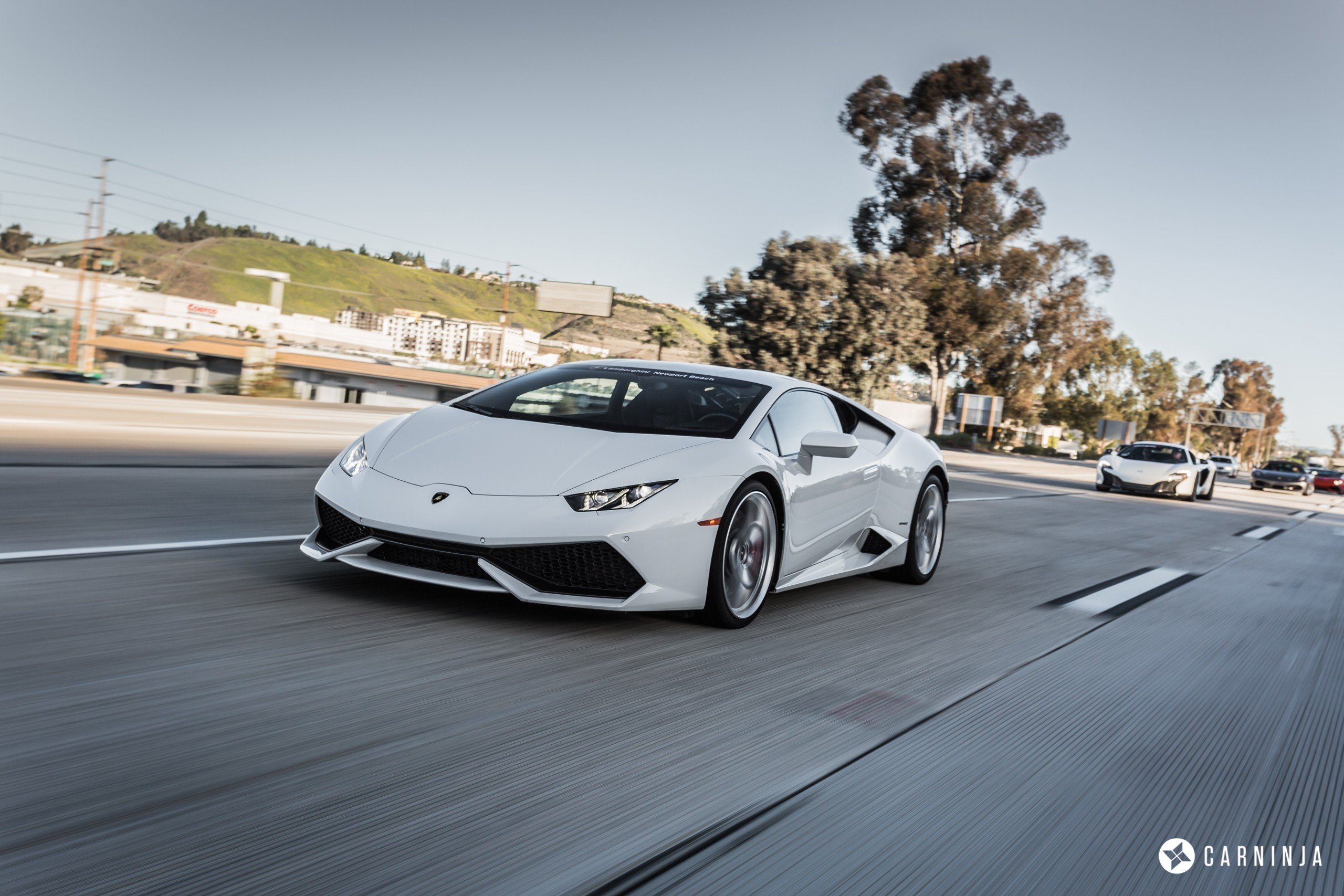Carninja, Lamborghini Aventador, Lamborghini Huracán LP610 4, Low, Street Wallpaper