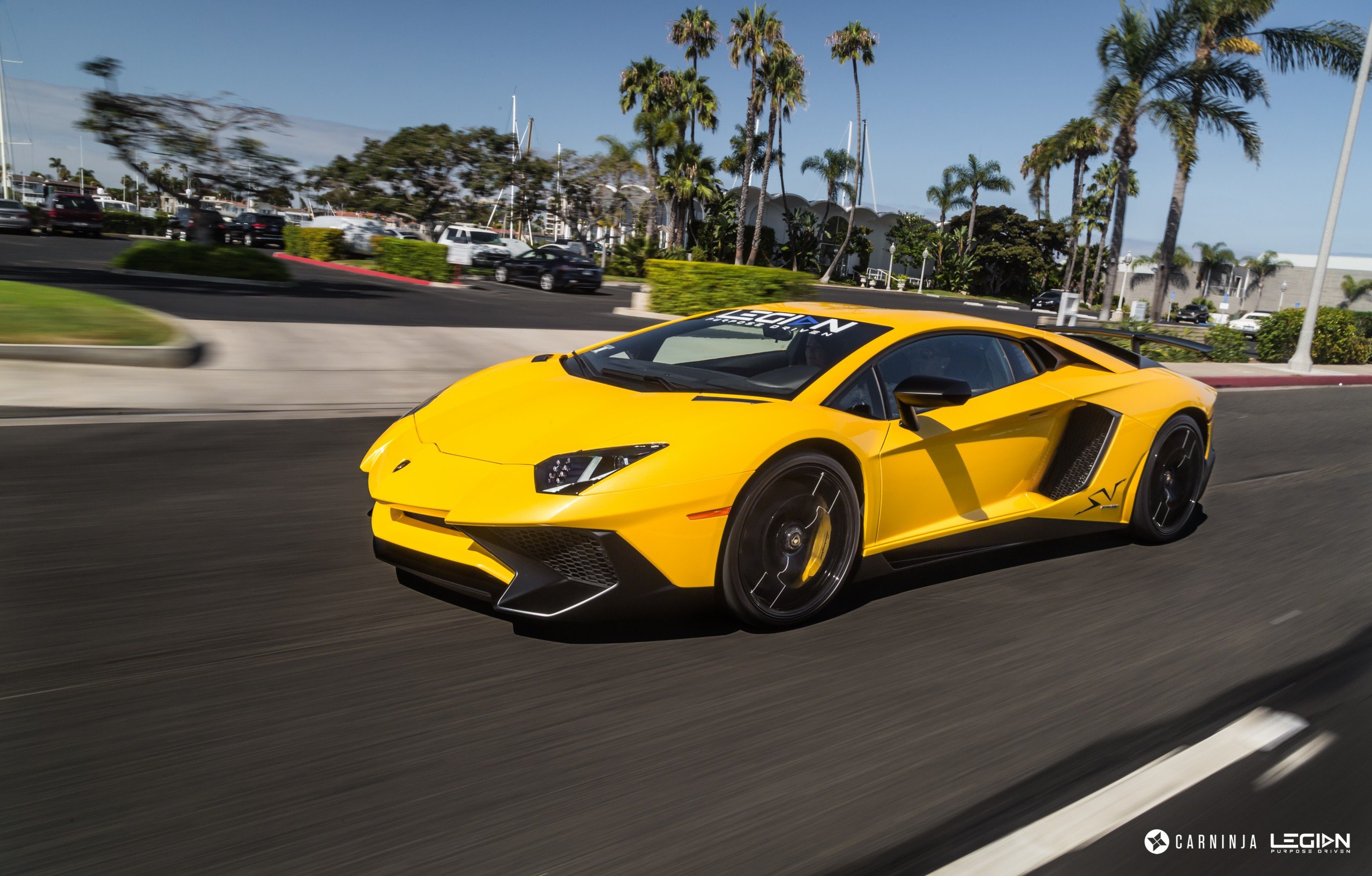 Carninja, Lamborghini Aventador, Lamborghini Huracán LP610 4, Low, Street Wallpaper