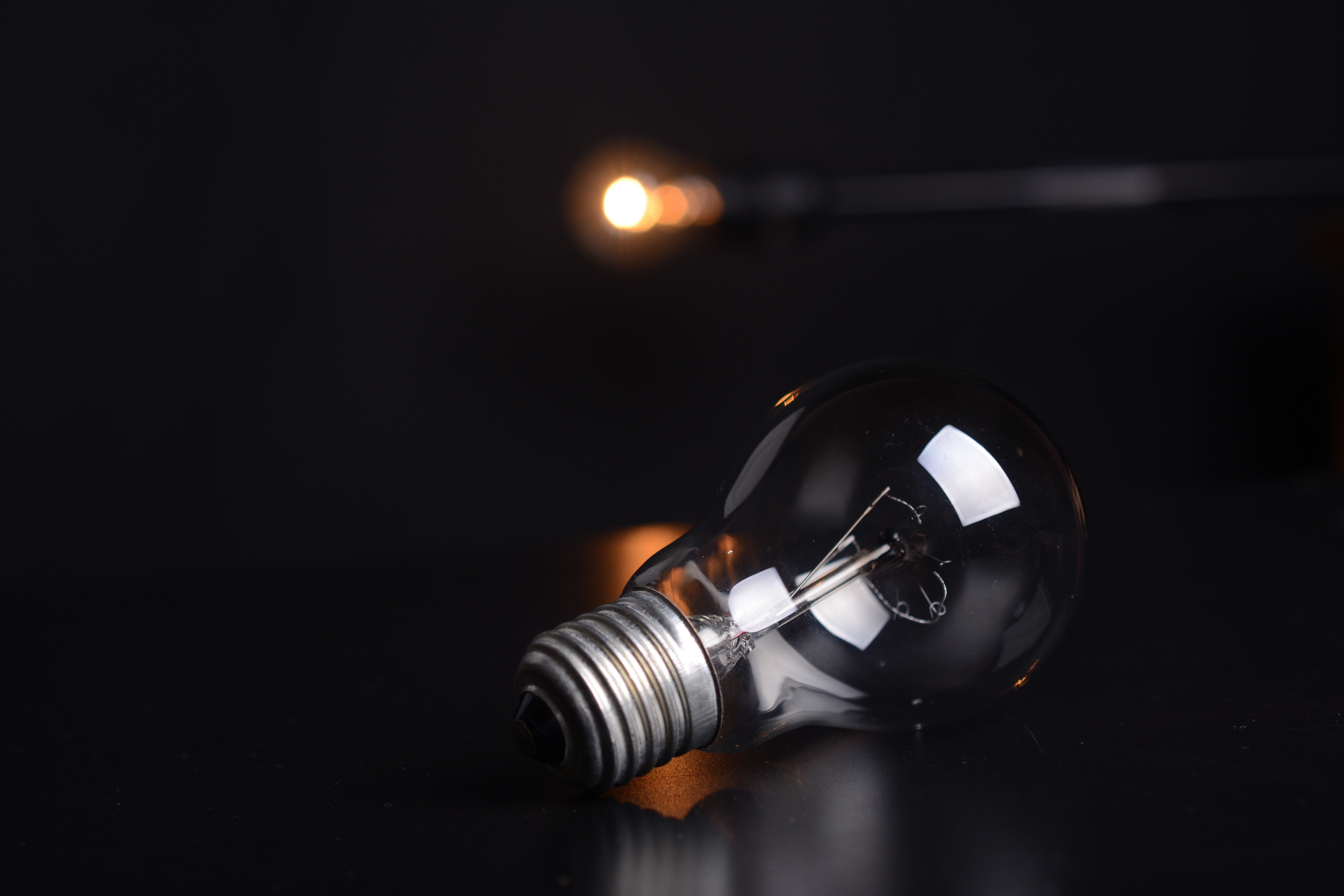 light bulb, Closeup, Electric Wallpaper