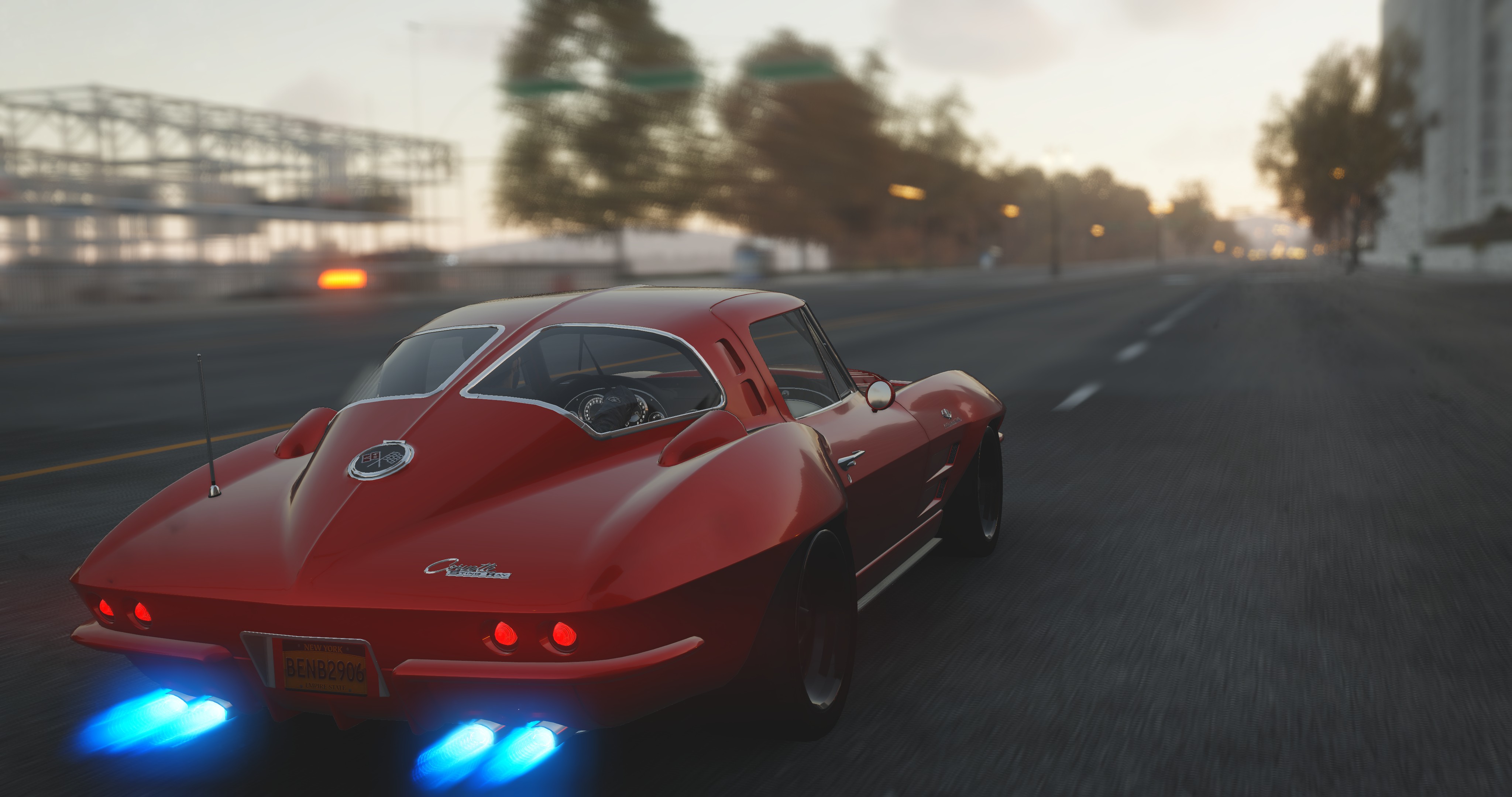 gamers, Fast and Furious,  Corvette C3R, The Crew, Chevrole Corvette C2, Car Wallpaper